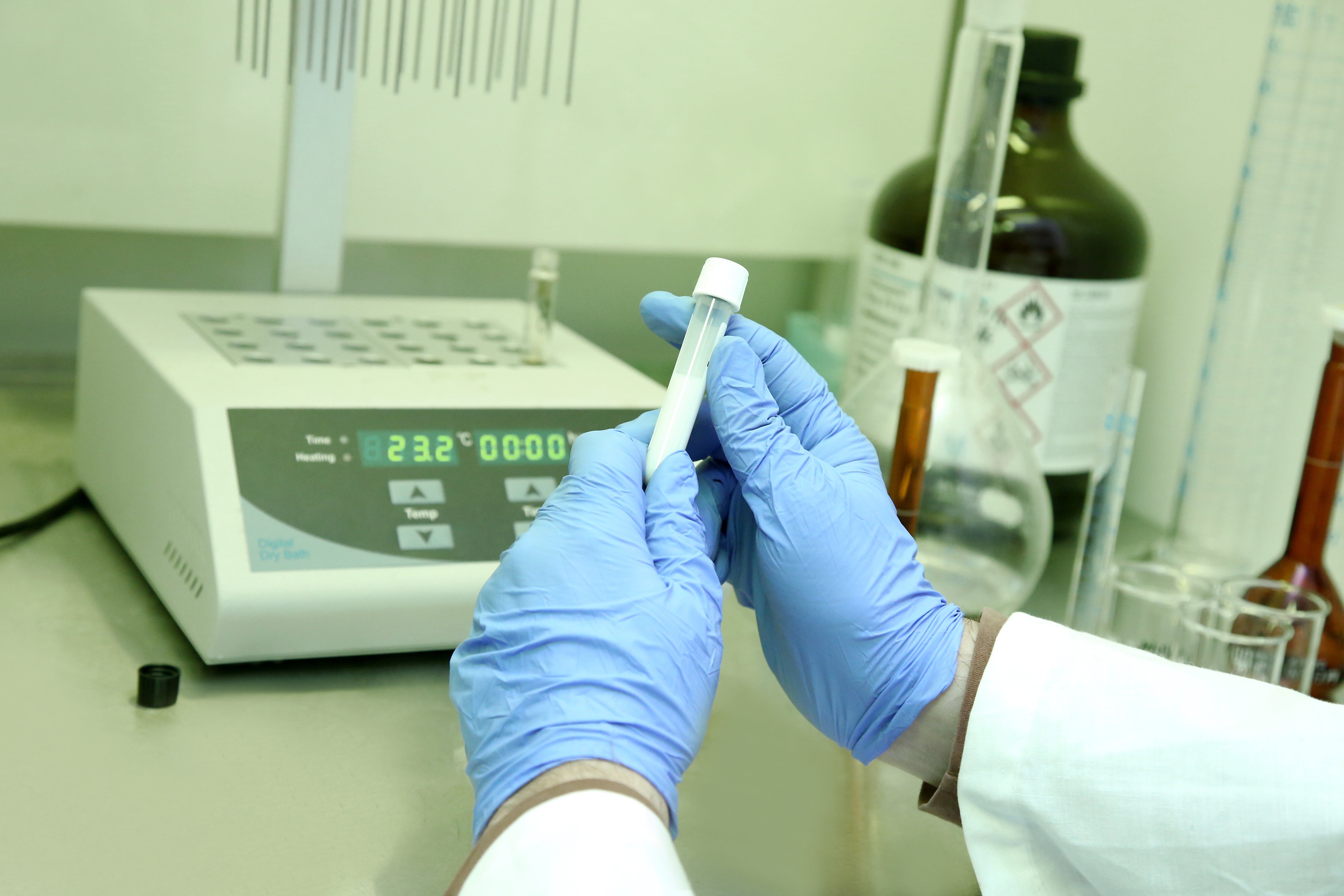 Milk tested in MyMilk lboratories